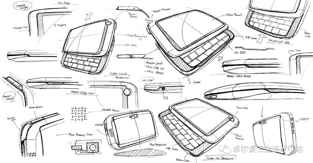 【考研】專題收集丨電子產品設計手繪靈感圖